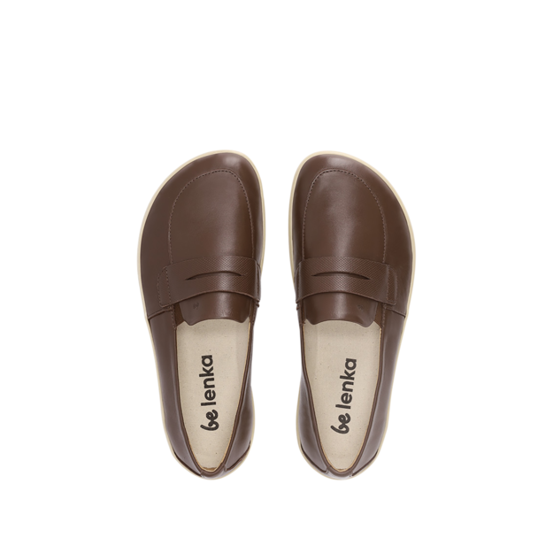 Barefoot Moccasins Be Lenka Buena - Dark Brown & Beige