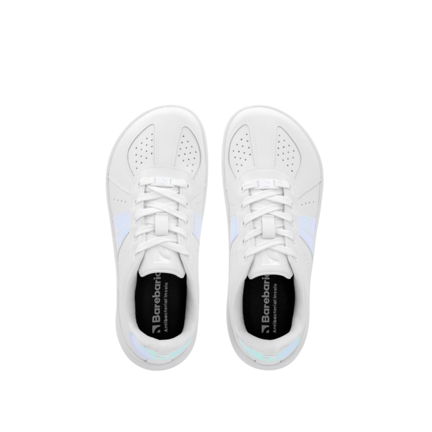 Barefoot Sneakers Barebarics Icara - White & Pastel Iridescent