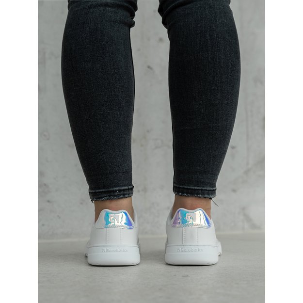 Barefoot Sneakers Barebarics Icara - White & Pastel Iridescent