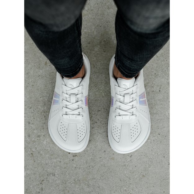 Barefoot Sneakers Barebarics Icara - White & Pastel Iridescent