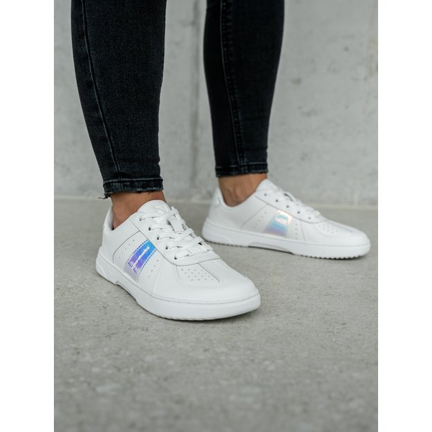 Barefoot Sneakers Barebarics Icara - White & Pastel Iridescent