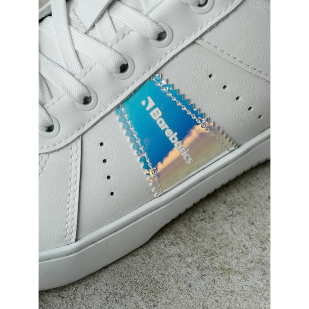 Barefoot Sneakers Barebarics Icara - White & Pastel Iridescent