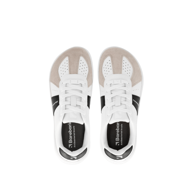 Barefoot Sneakers Barebarics Icara - White & Beige