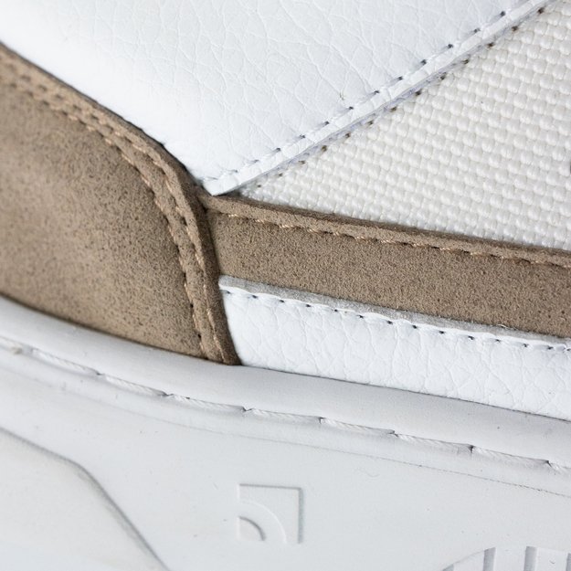 Barefoot kedai Barebarics - Zing - White & Beige