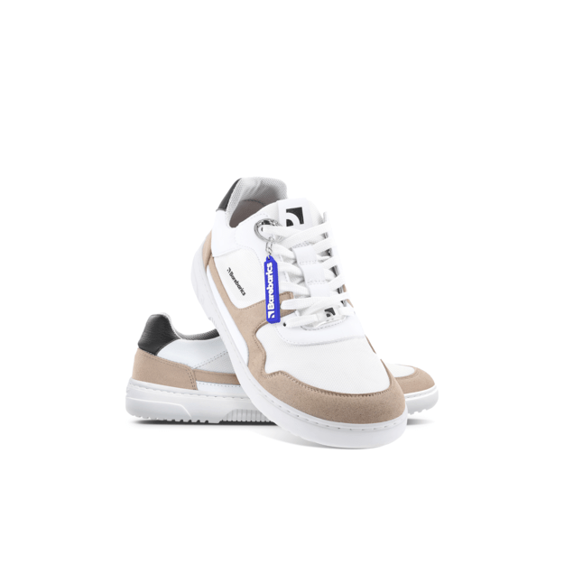 Barefoot kedai Barebarics - Zing - White & Beige