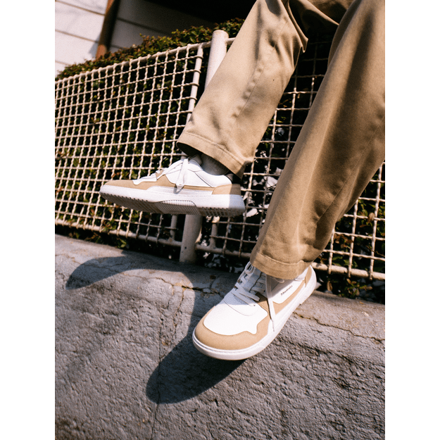 Barefoot kedai Barebarics - Zing - White & Beige