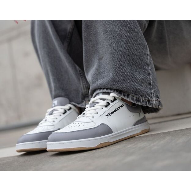 Barefoot kedai Barebarics Wave - White & Grey
