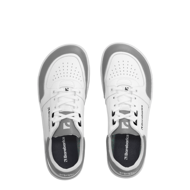 Barefoot kedai Barebarics Wave - White & Grey