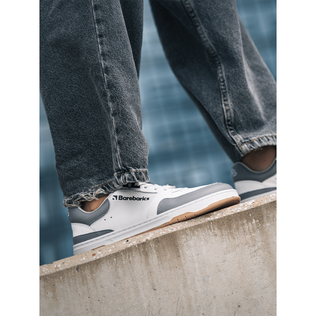 Barefoot kedai Barebarics Wave - White & Grey