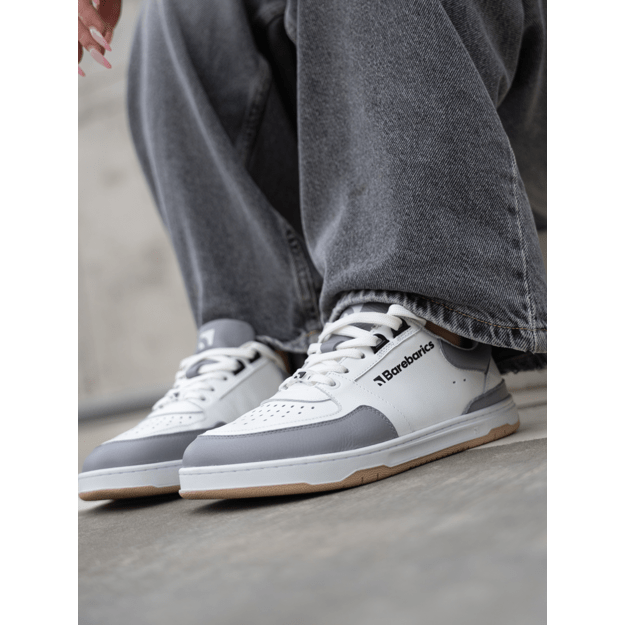 Barefoot kedai Barebarics Wave - White & Grey