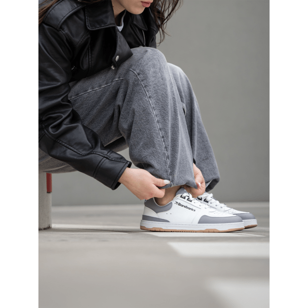 Barefoot kedai Barebarics Wave - White & Grey
