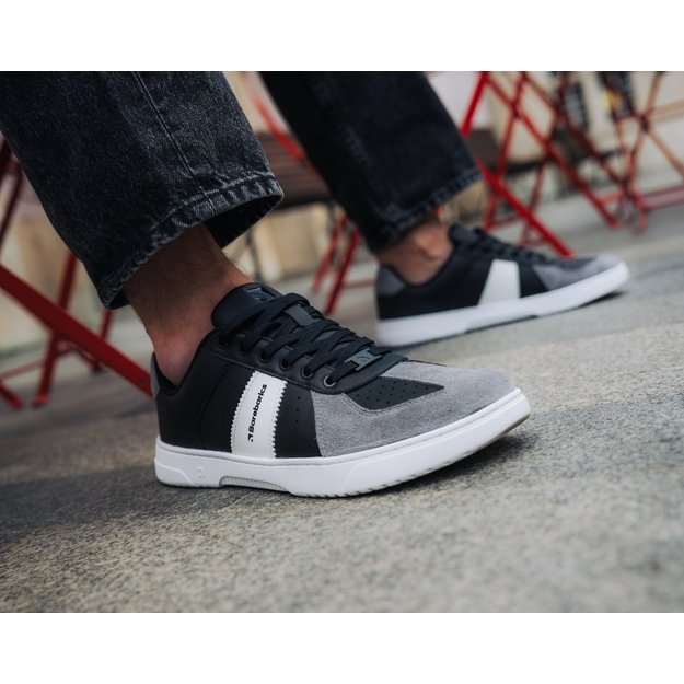 Barefoot kedai Barebarics Icara - Black & Dark Grey 1