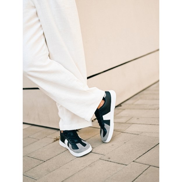 Barefoot kedai Barebarics Icara - Black & Dark Grey 2