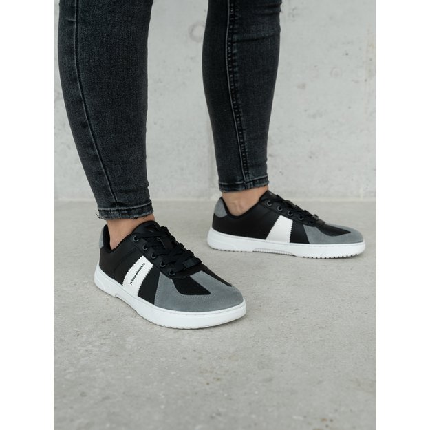 Barefoot kedai Barebarics Icara - Black & Dark Grey