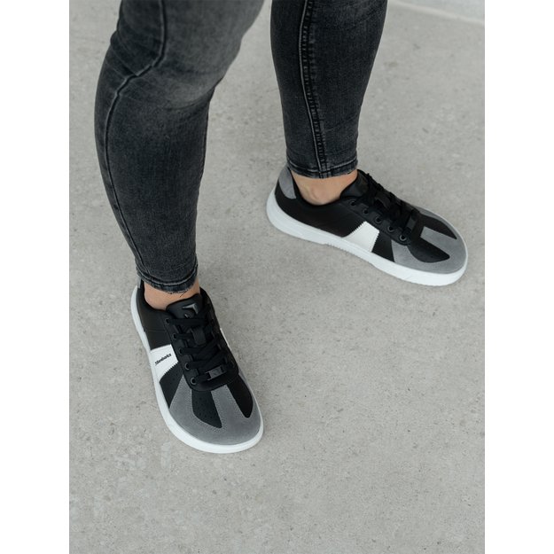 Barefoot kedai Barebarics Icara - Black & Dark Grey