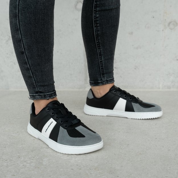 Barefoot kedai Barebarics Icara - Black & Dark Grey