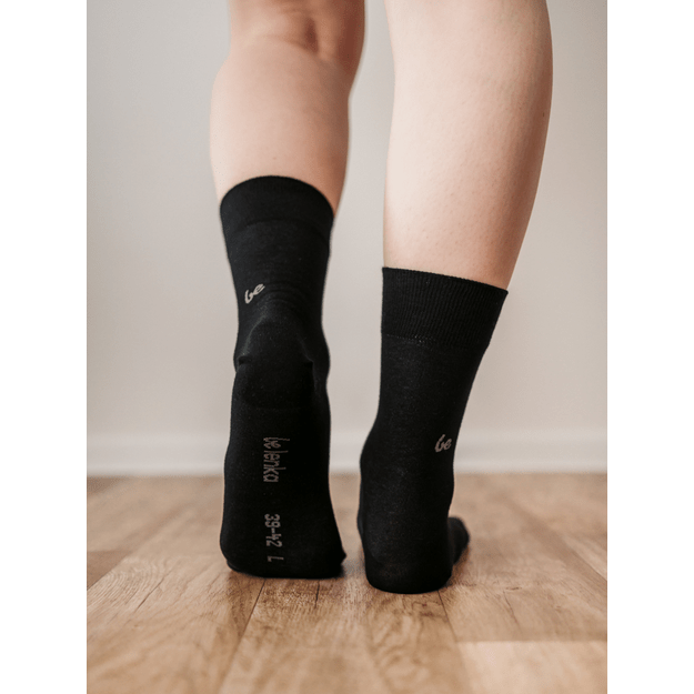 Barefoot kojinės - Crew - Essentials - juoda