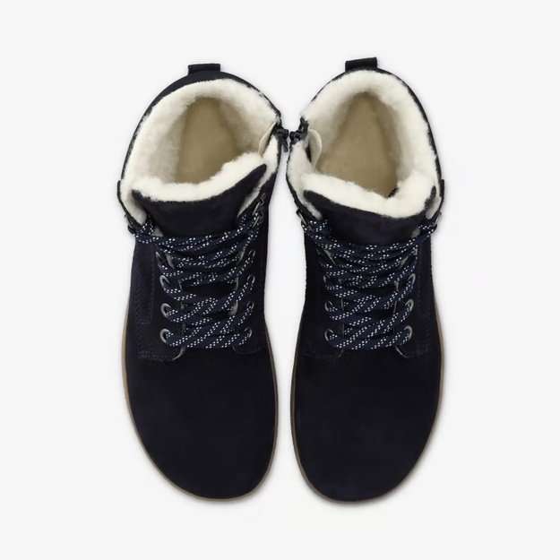 P&aacute;nsk&eacute; Barefoot Zateplen&eacute; Boty GROUNDIES&reg; Vancouver 2.0 Modr&eacute;