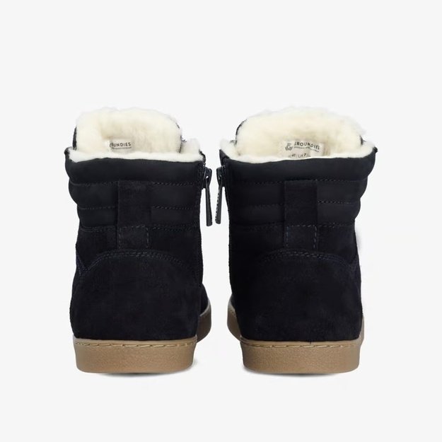 P&aacute;nsk&eacute; Barefoot Zateplen&eacute; Boty GROUNDIES&reg; Vancouver 2.0 Modr&eacute;