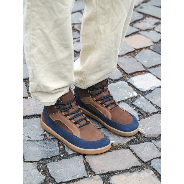 Barefoot Boots Be Lenka York - Brown & Navy 2