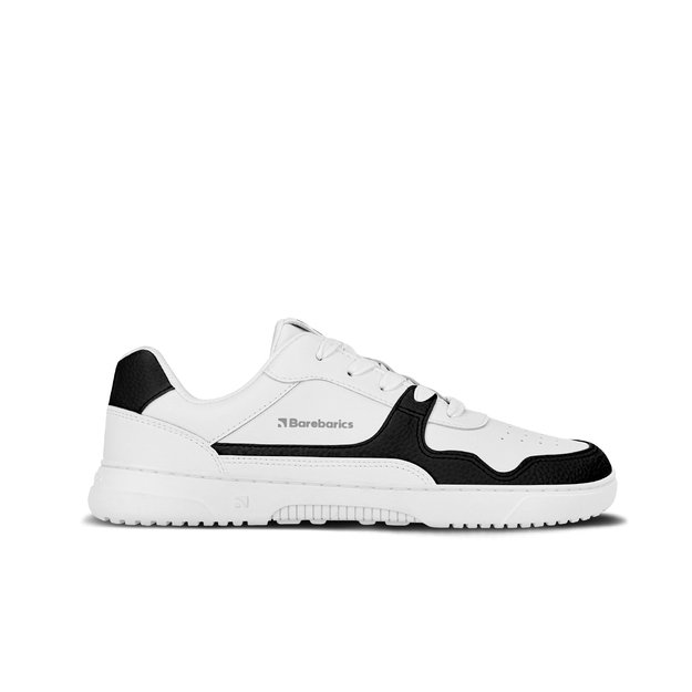 Barefoot Sneakers Barebarics Zing - White & Black - Leather 14