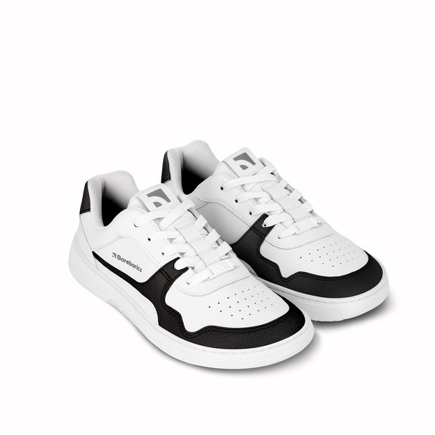Barefoot Sneakers Barebarics Zing - White & Black - Leather 16
