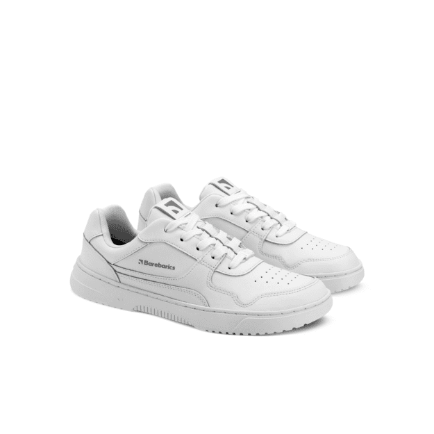 Barefoot Sneakers Barebarics Zing - All White - Leather
