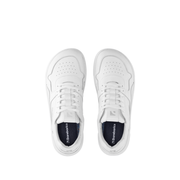 Barefoot Sneakers Barebarics Zing - All White - Leather 3