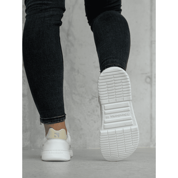 Barefoot Sneakers Barebarics Zing - White & Cream