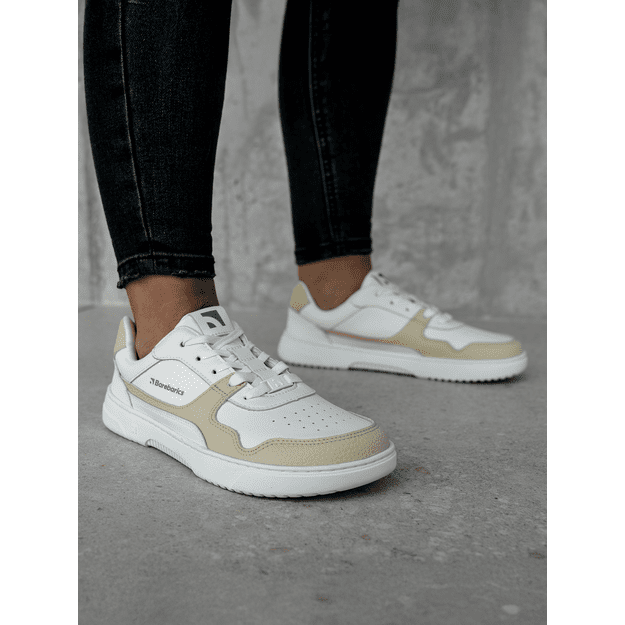 Barefoot Sneakers Barebarics Zing - White & Cream