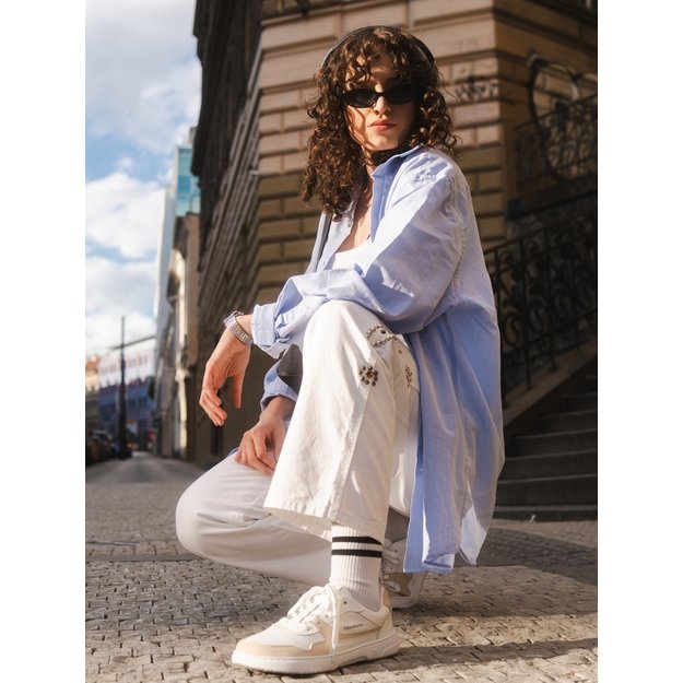 Barefoot Sneakers Barebarics Zing - White & Cream