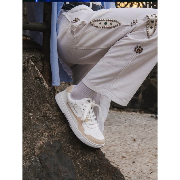 Barefoot Sneakers Barebarics Zing - White & Cream