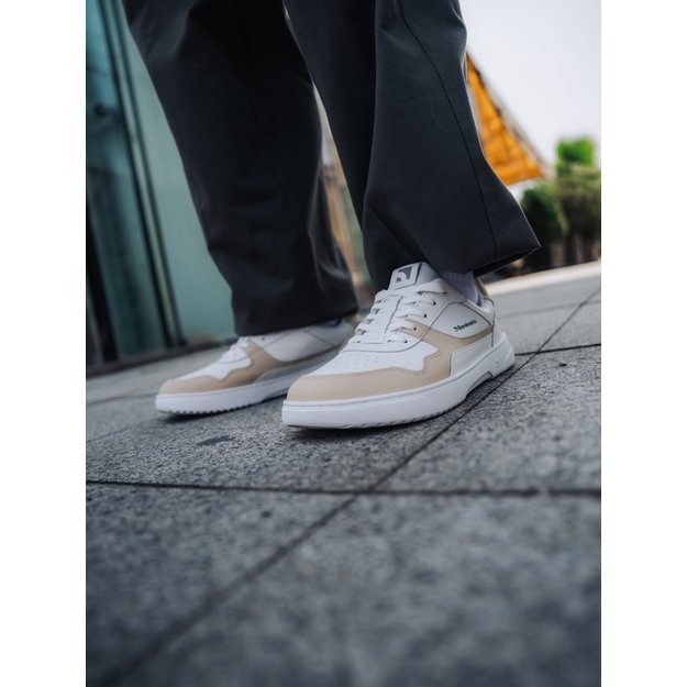 Barefoot Sneakers Barebarics Zing - White & Cream