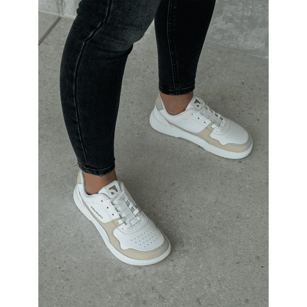Barefoot Sneakers Barebarics Zing - White & Cream