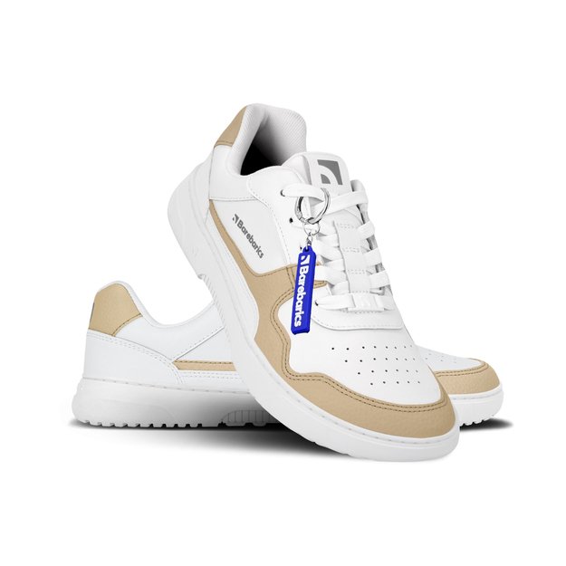 Barefoot Sneakers Barebarics Zing - White & Cream