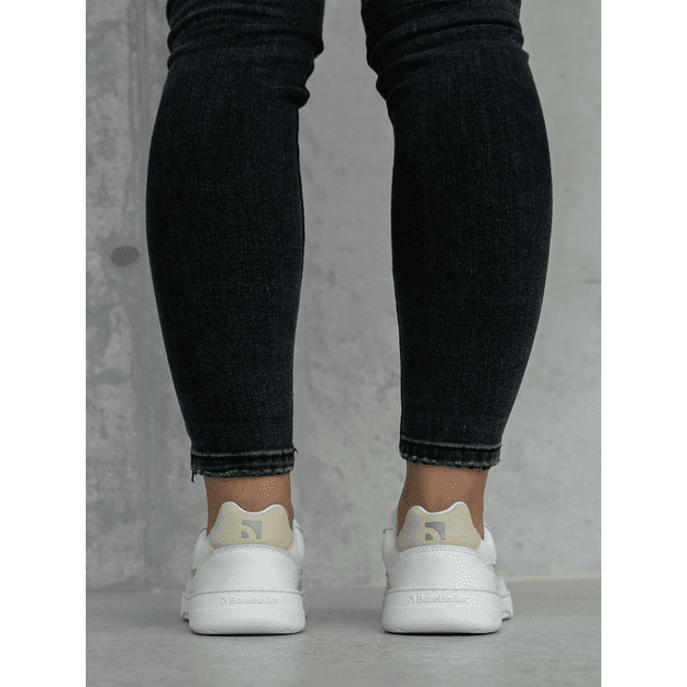 Barefoot Sneakers Barebarics Zing - White & Cream