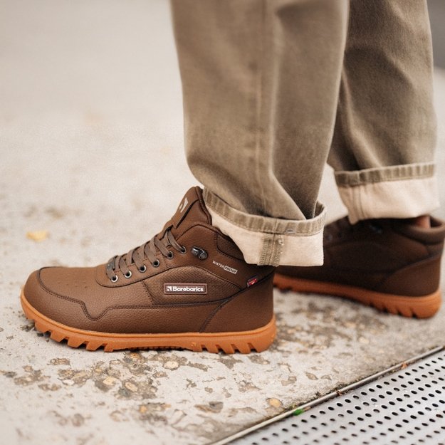 Barefoot Shoes Barebarics UrbanEdge - Dark Brown 1