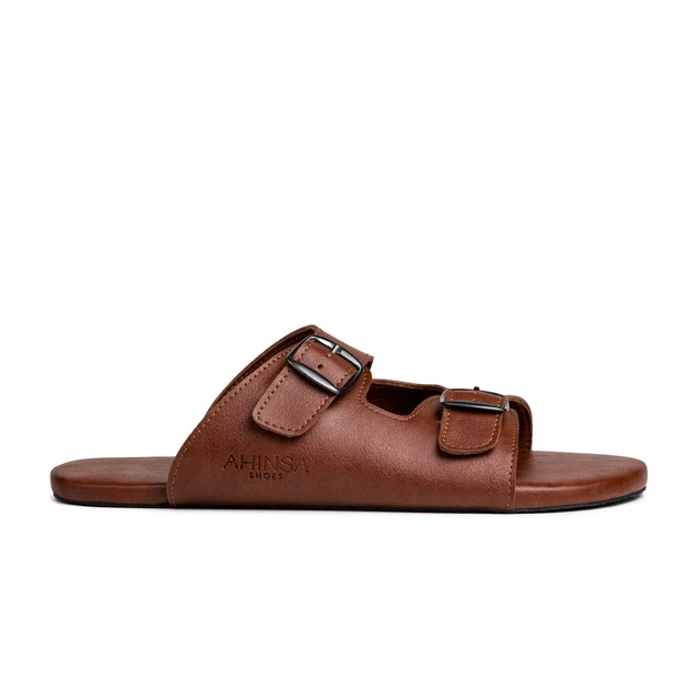 AHINSA  barefoot  šlepetės Sandals ruda 
