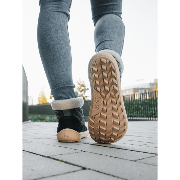 Barefoot Boots Be Lenka Olivia - Black & Dark Green
