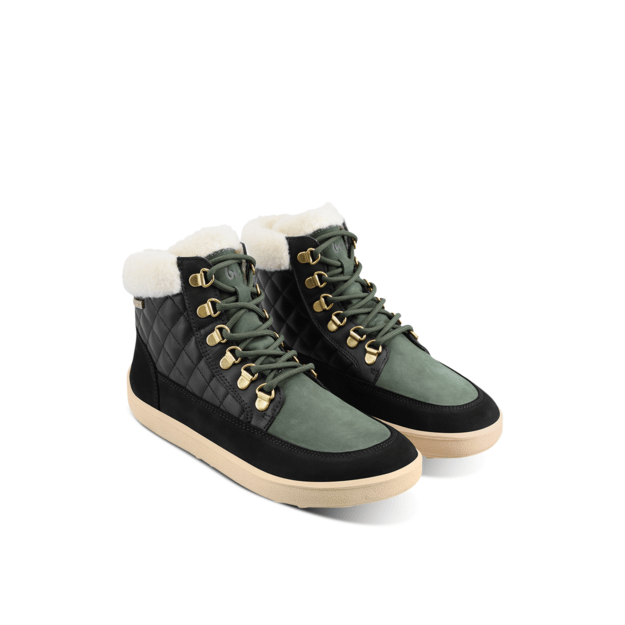 Barefoot Boots Be Lenka Olivia - Black & Dark Green