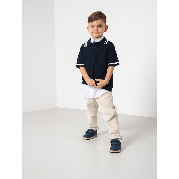 Kids barefoot sneakers Be Lenka Energise Kids - Navy