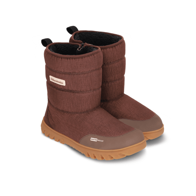 Barefoot Winter Boots Barebarics PolarStride - Copper Brown