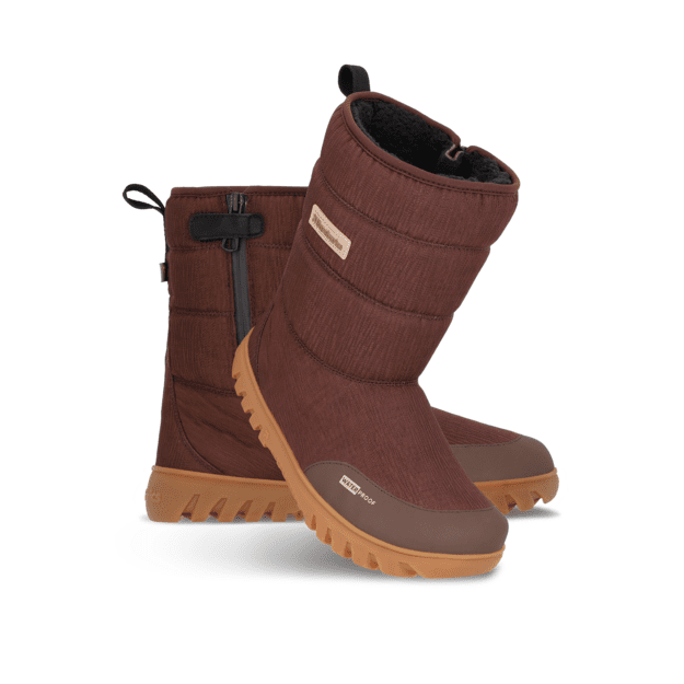 Barefoot Winter Boots Barebarics PolarStride - Copper Brown