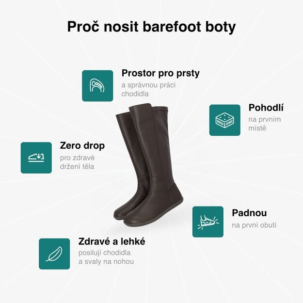 GROUNDIES® ilgaauliai Mona Stretch tamsiai ruda - greitas pristatymas 2