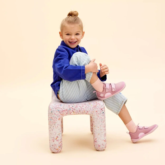 Affenzahn barefoot batukai Prewalker Cotton Smally rožinė