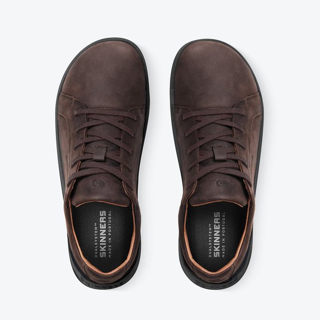 Skinners barefoot batai Moonwalker Dark Brown (Black)