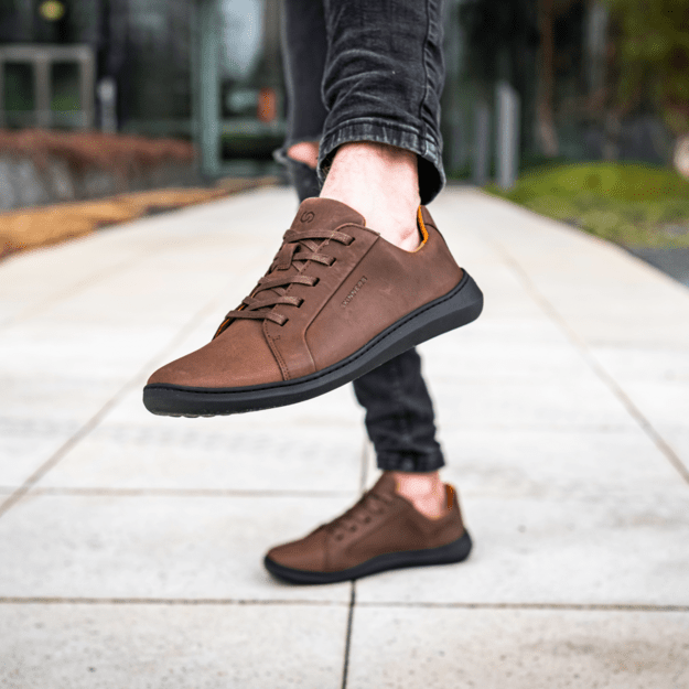 Skinners barefoot batai Moonwalker Dark Brown (Black)