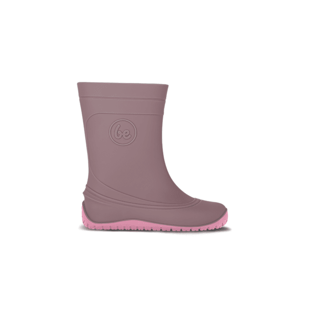 Kids Barefoot Rain Boots Be Lenka Pudds - Misty Pink