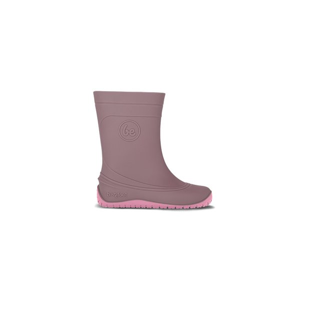 Kids Barefoot Rain Boots Be Lenka Pudds - Misty Pink