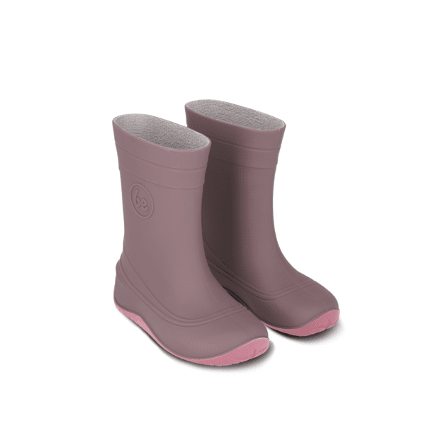 Kids Barefoot Rain Boots Be Lenka Pudds - Misty Pink